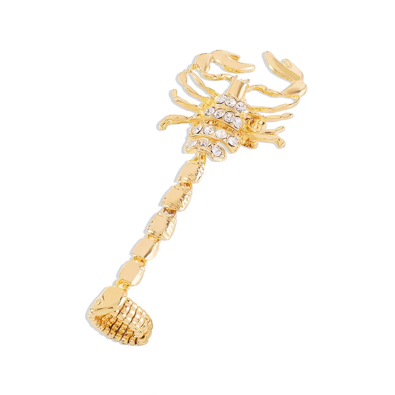 Scorpion Rhinestone Halloween Rings