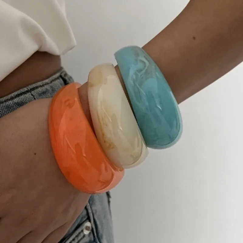 Resin Cuff Bracelets