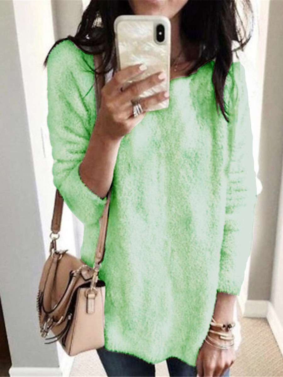 Chunky Knit Cotton Turtleneck Sweater Black & White Oversized Top