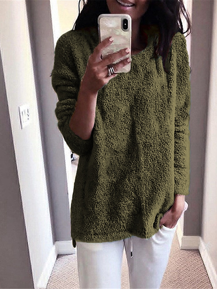 Chunky Knit Cotton Turtleneck Sweater Black & White Oversized Top