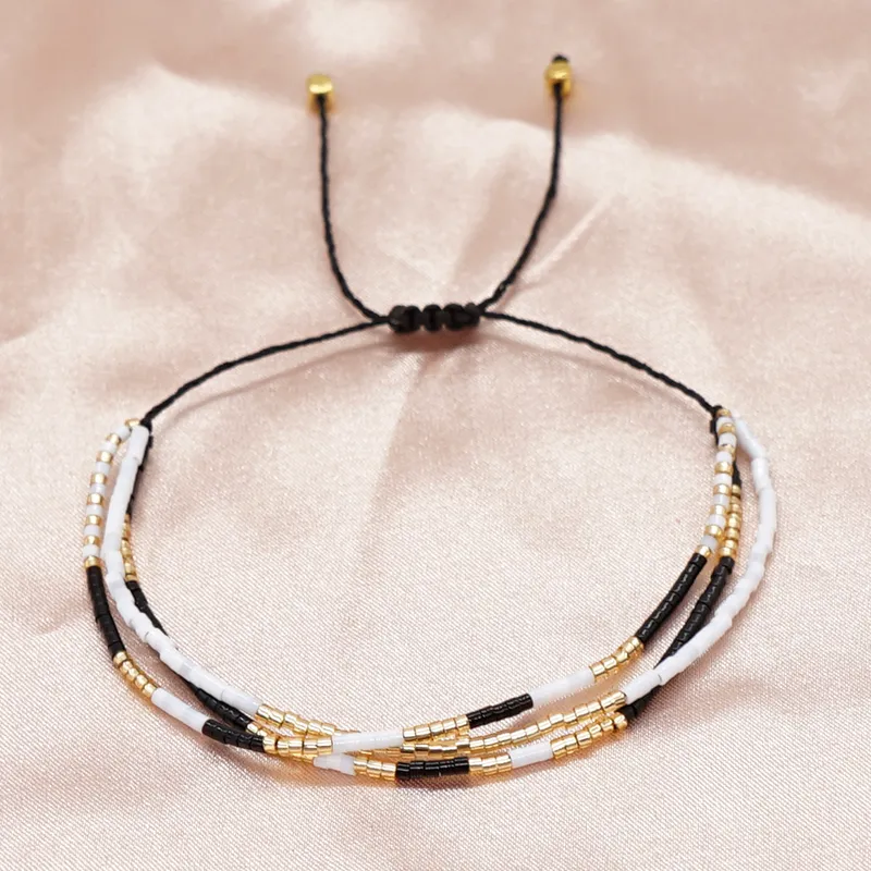 Adjustable Beaded Bracelet