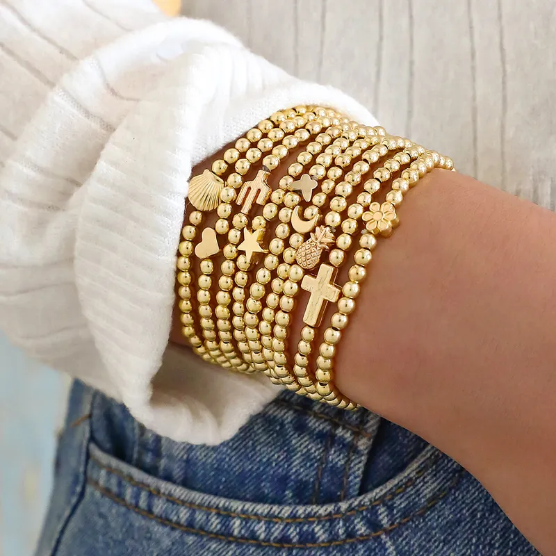 Cross Star Moon Bracelet