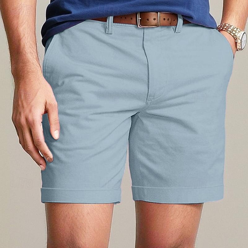 Cargo Shorts with Elastic Waist, Knee-Length, Streetwear Ready