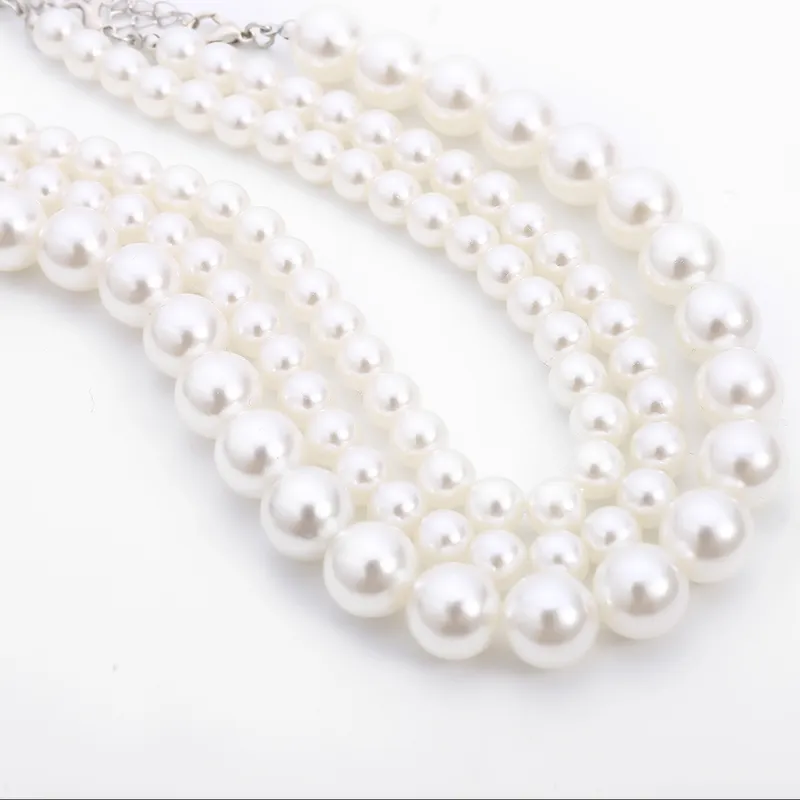 Boho Multi-layer Pearl Chain Necklace