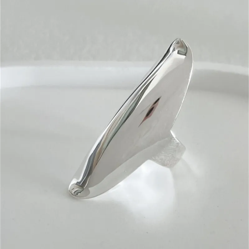 Exaggerated Punk Polished Open Rings