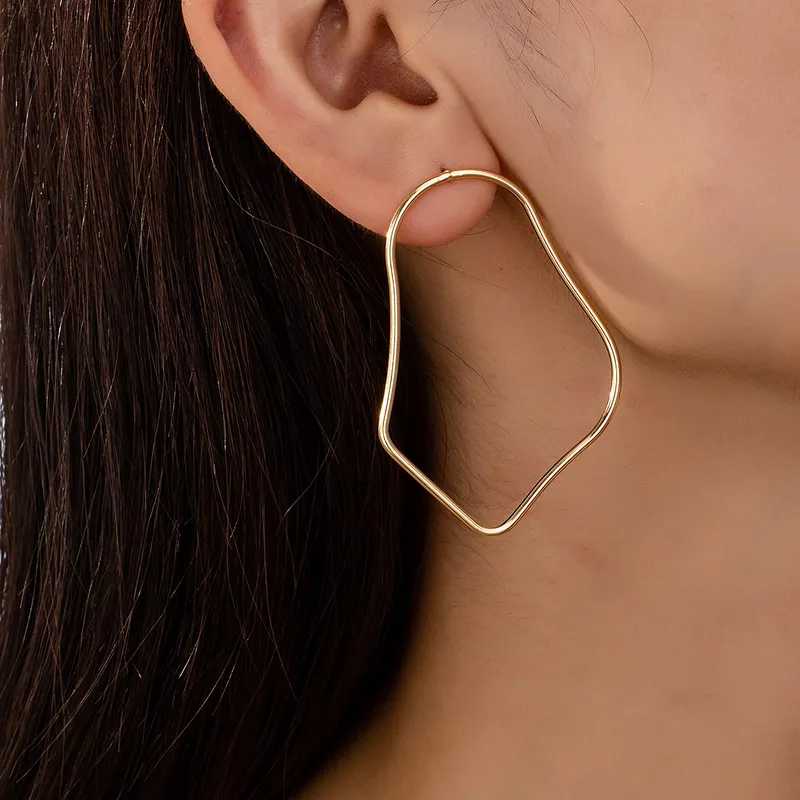 Geometric Iron Ear Studs