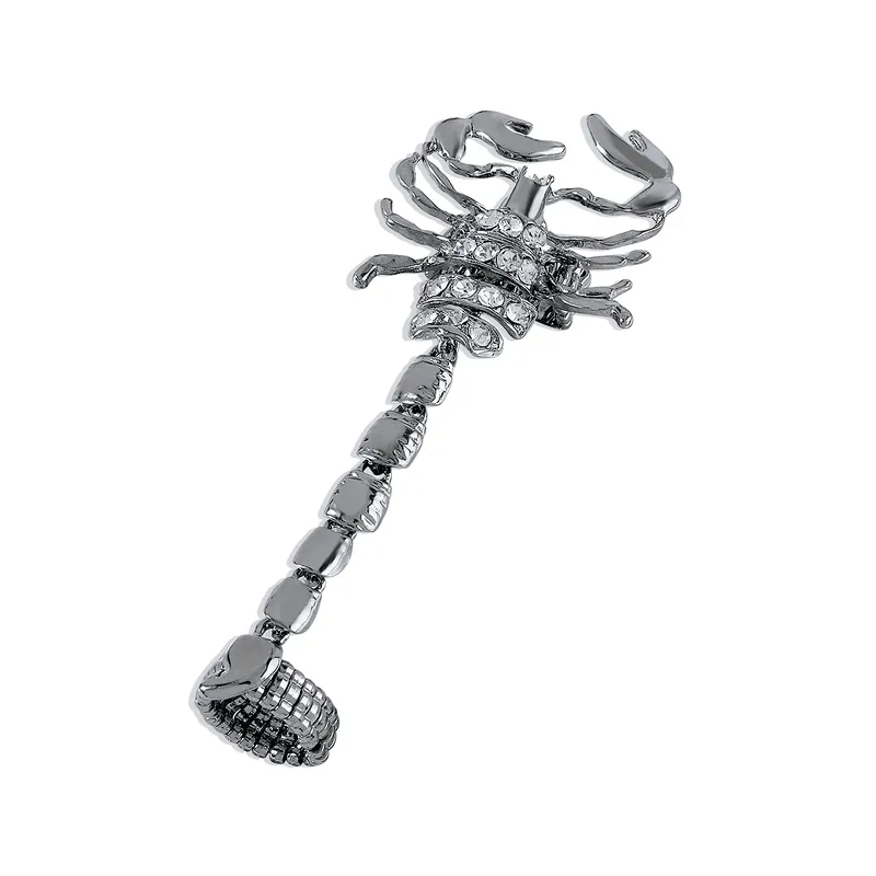 Scorpion Rhinestone Halloween Rings