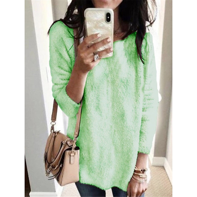 Chunky Knit Cotton Turtleneck Sweater Black & White Oversized Top