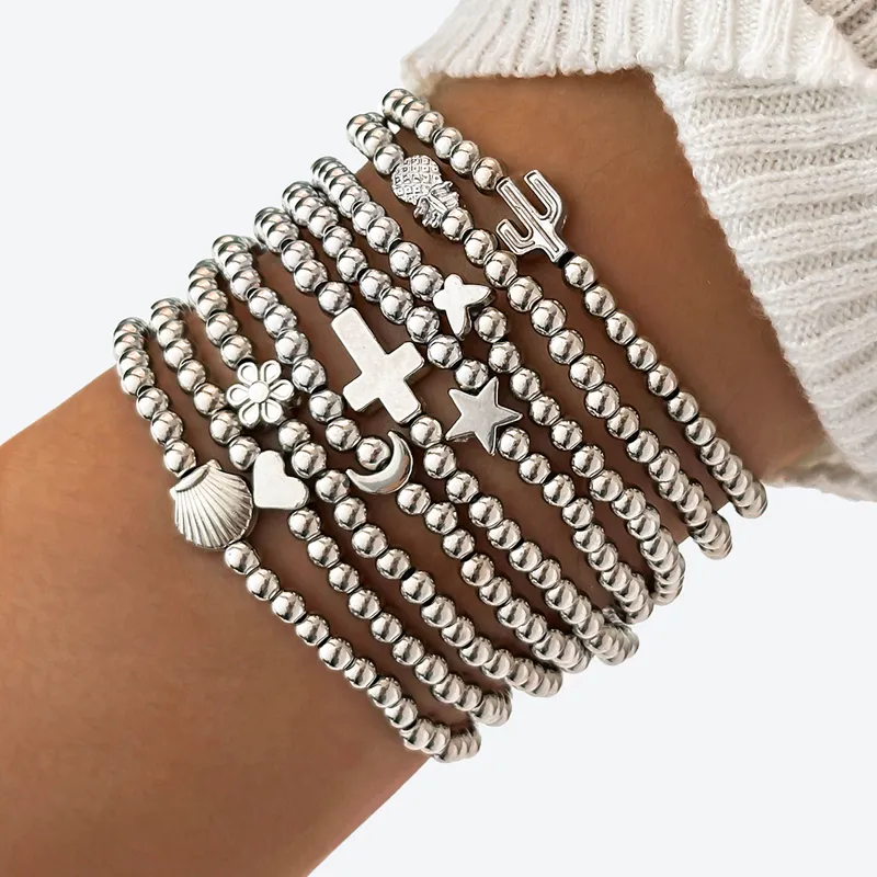 Cross Star Moon Bracelet