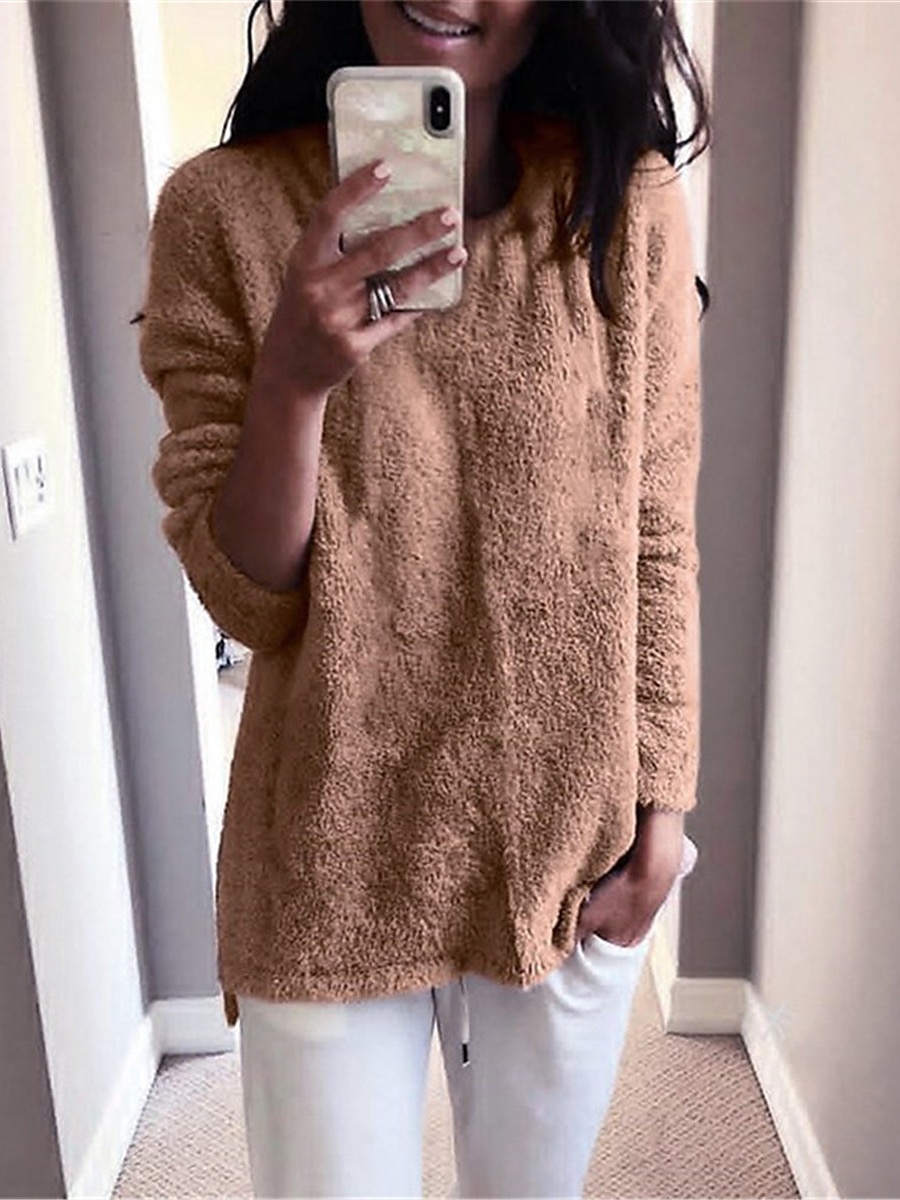 Chunky Knit Cotton Turtleneck Sweater Black & White Oversized Top