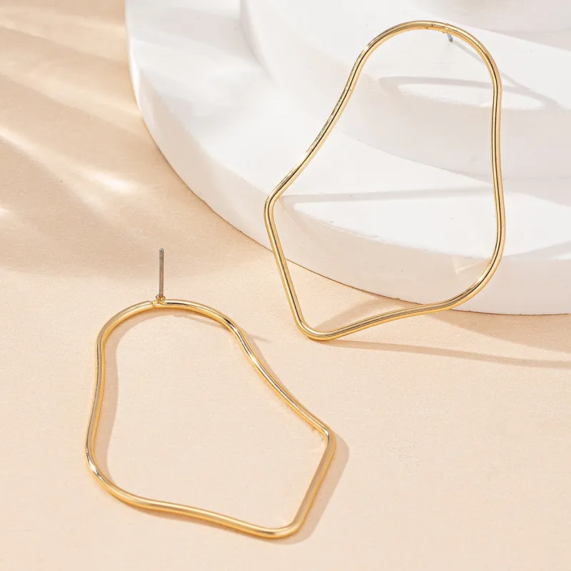 Geometric Iron Ear Studs