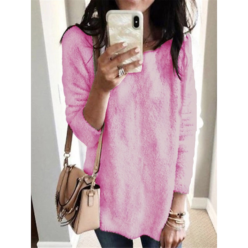 Chunky Knit Cotton Turtleneck Sweater Black & White Oversized Top