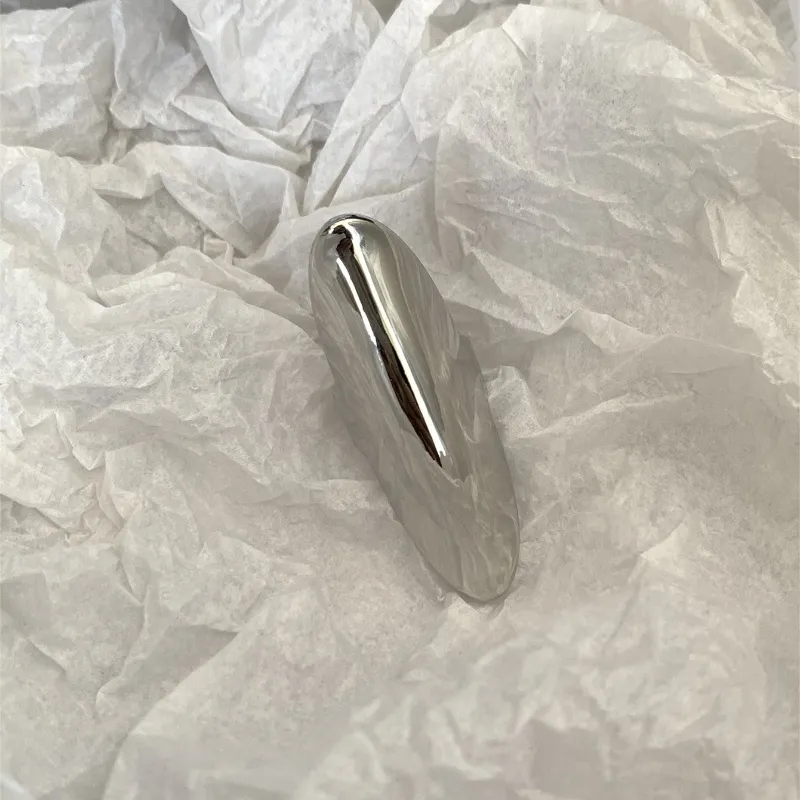 Exaggerated Punk Polished Open Rings