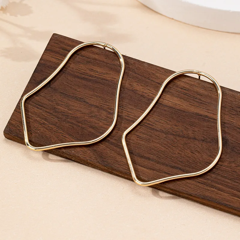 Geometric Iron Ear Studs