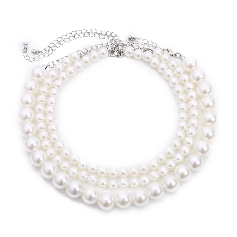 Boho Multi-layer Pearl Chain Necklace
